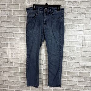 PAIGE Federal Cellar Dark Wash Stretch Slim Fit Denim Jeans Mens 32 x 27 Stretch